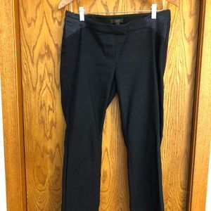 J Crew maternity slacks - Navy, side panel